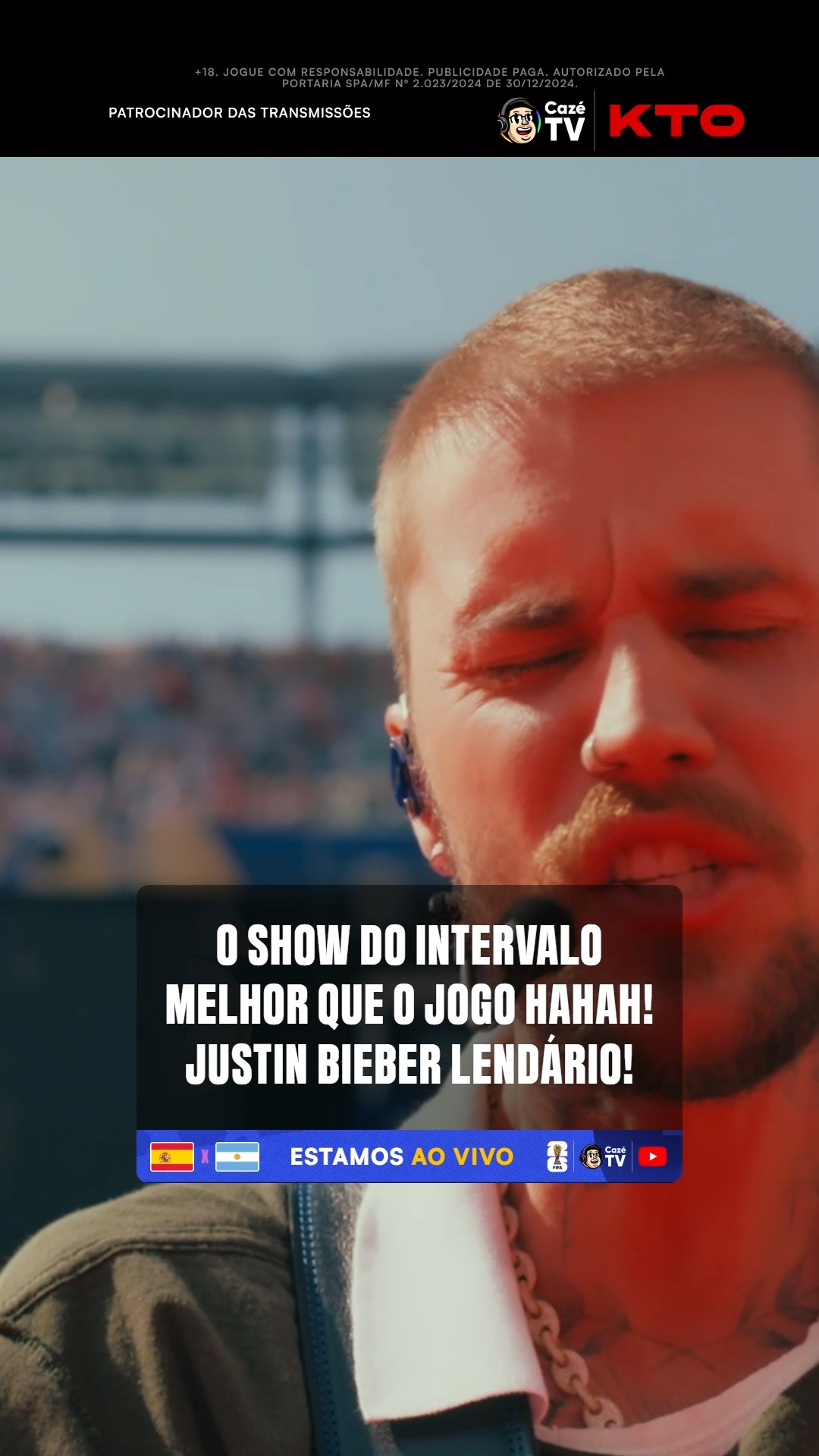 EVERYTHING HALLELUJAH!!!!!!!!!!!! JUSTIN BIEBER É MUITO FODA, NÃO TEM COMO!!!!!!! 🥹🤩

🇪🇸🇦🇷 ESTAMOS AO VIVOOOO PRA GRANDE FINAL DA COPA DO MUNDO! ESPANHA X ARGENTINA DISPUTAM A TAÇA!!! 🏆 𝐒𝐄 𝐓𝐄𝐌 𝐂𝐎𝐏𝐀, 𝐄𝐒𝐐𝐔𝐄𝐂𝐄! É NA CAZÉTV! 😮‍💨

#CopaNaCazéTV #TempoRealCazéTV #KTO #VideoPatrocinado #cztv40 #cztv08 #HalftimeShow