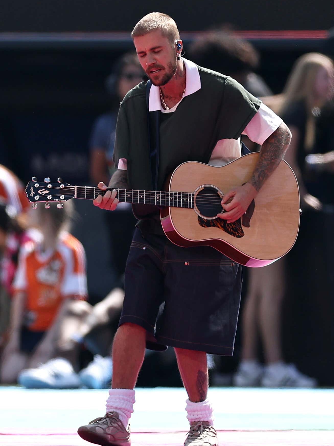 Justin Bieber at the World Cup hallelujah