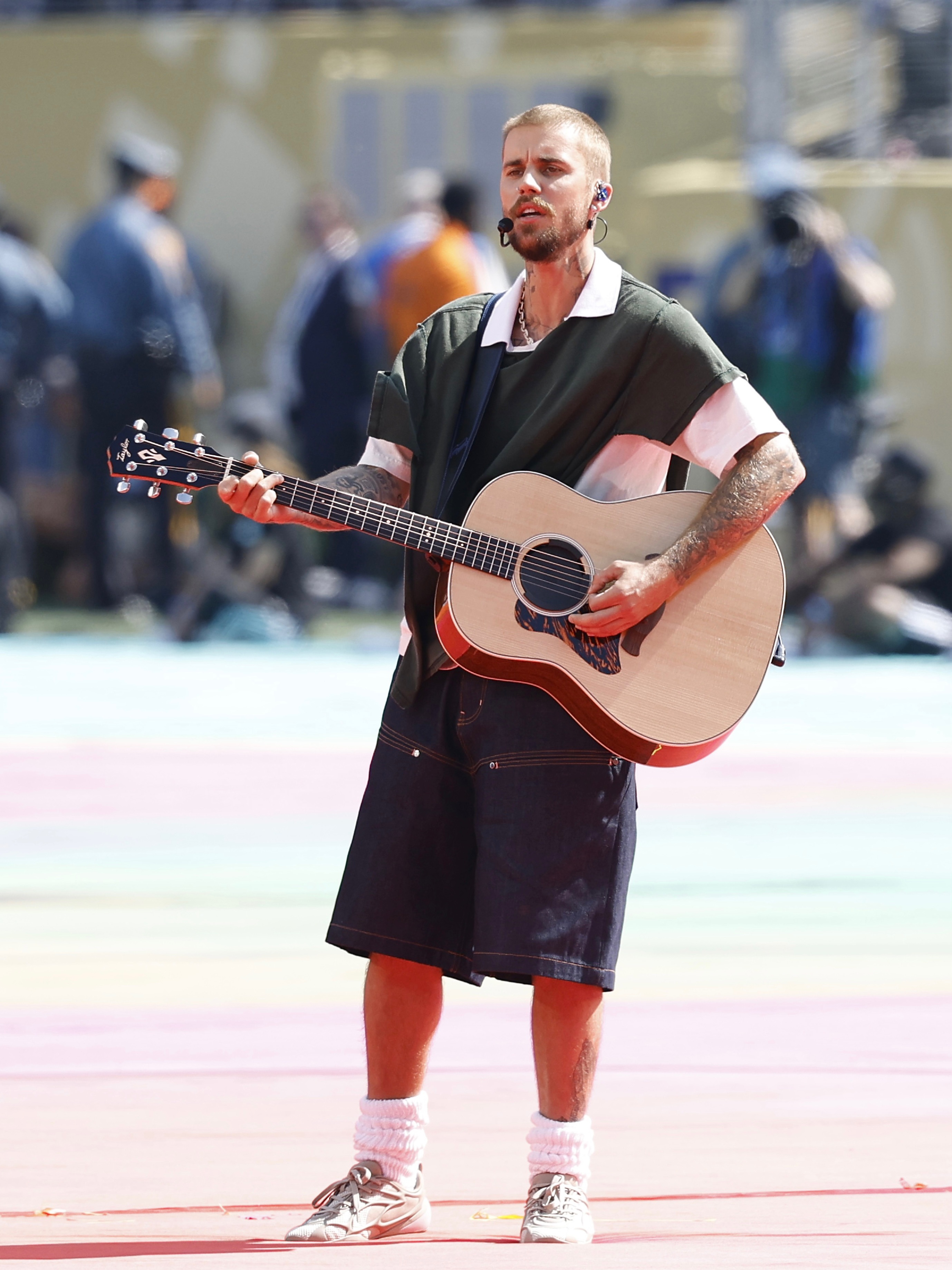 Scenes from the FIFA World Cup 2026 Final half-time show 📸

The show featured performances from Justin Bieber, Shakira, BTS & Madonna 🔥