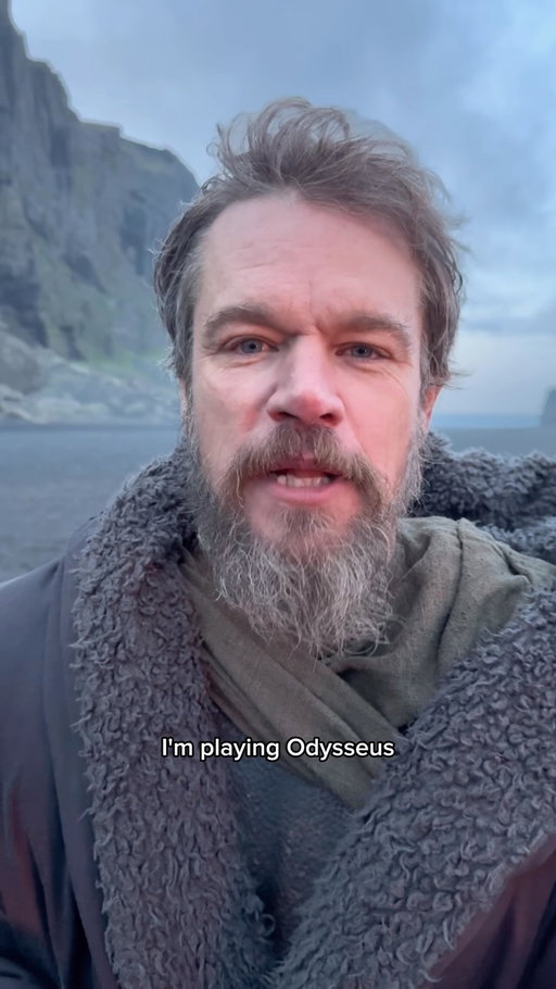 this is what a day on set of #TheOdyssey looks like! 

#christophernolan #mattdamon
