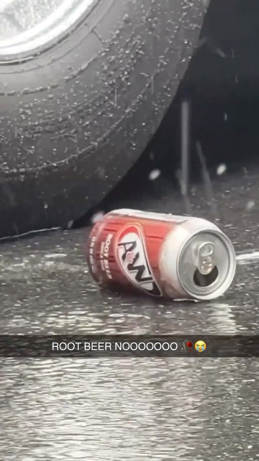 Not the root beer 😢