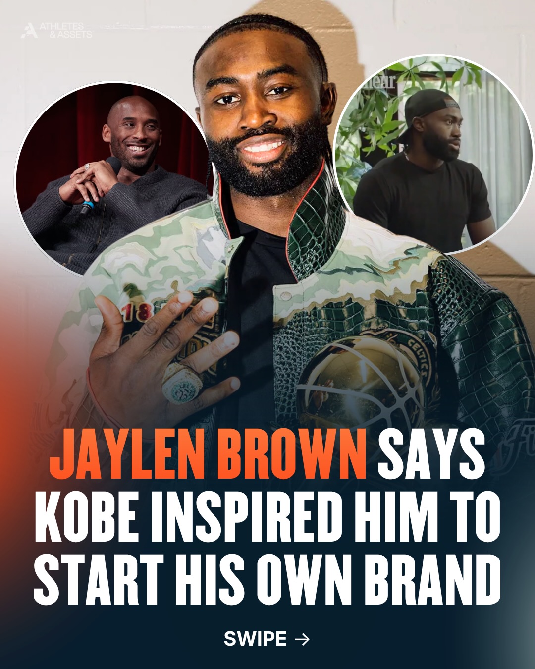 Jaylen Brown passed on around $50 million of endorsement deals to start his own brand @741performance and says Kobe was his inspiration 🔥

(via @entrepreneur @sportsillustrated @fchwpo)

#athletesandassets #sportsbusiness #sportsinvesting #nba #investing