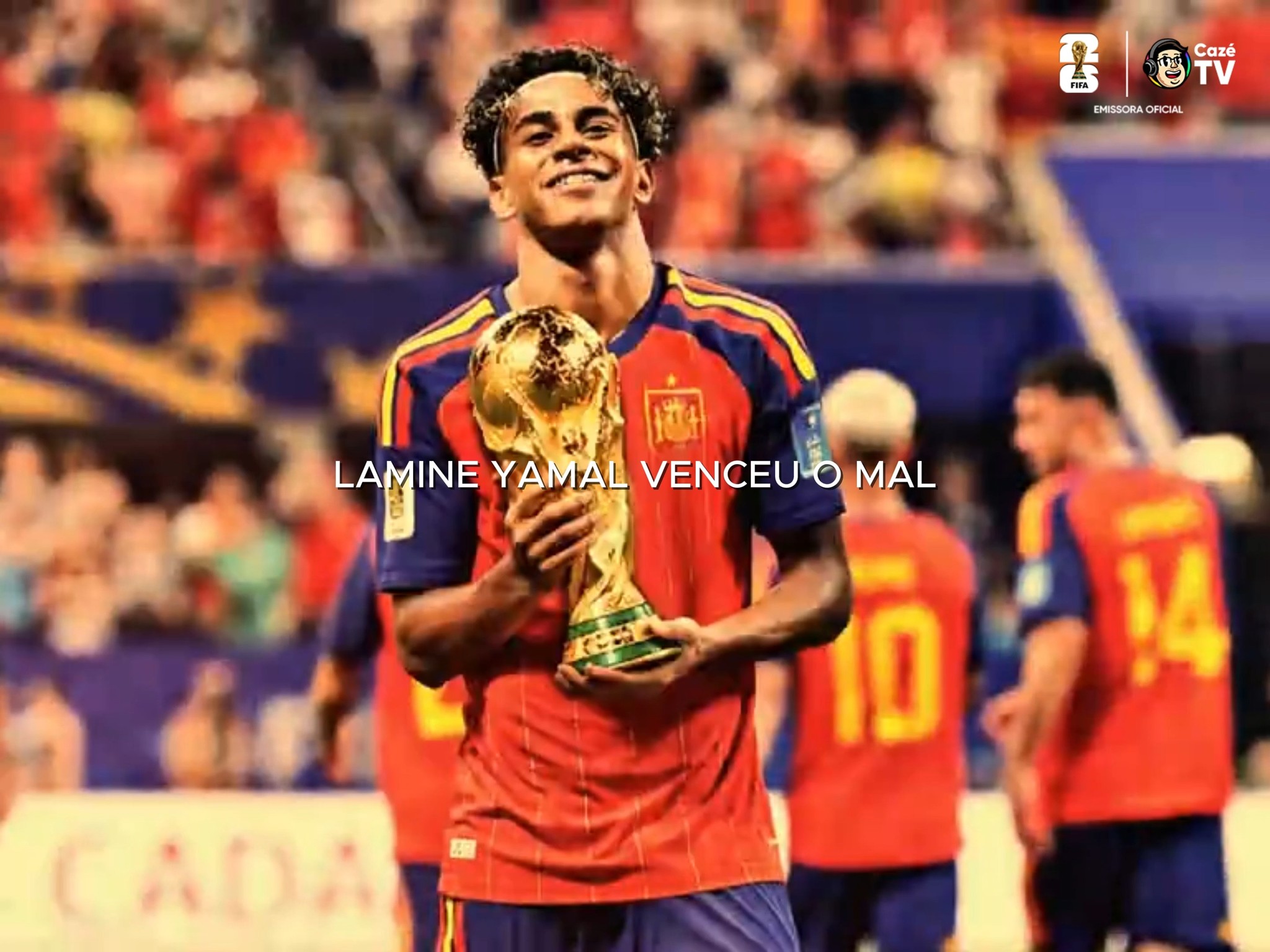 LAMINE YAMAL É CAMPEÃO DO MUNDO!!!! 1️⃣9️⃣⭐🤩 O MAL FOI DERROTADO!! 🇪🇸

#CoberturaCazéTV #CopaNaCazéTV #Cztv27 #FIFAWorldCup #Original #LamineYamal