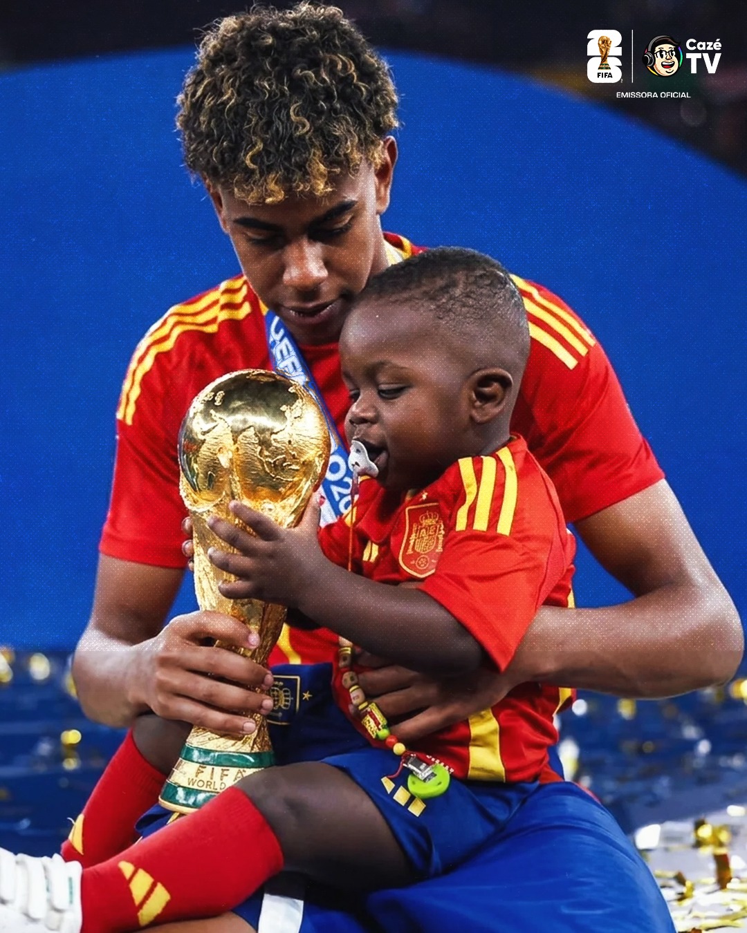 ELE MERECE!!!!! A REVELAÇÃO DESSA COPA É KEYNE YAMAL! A CRIANÇA MAIS FOFA DO PLANETA HOJE!!!! 😍😍😍😍 SE ELE TÁ FELIZ A GENTE TÁ FELIZ! E TRISTE TÃO OS ARGENTINOS KKKKKKKKKK

🚨 SE TEM CRAQUE, ESQUECE! É NA CAZÉTV! 🤩📺

#CoberturaCazéTV #CopaNaCazéTV #cztv11
