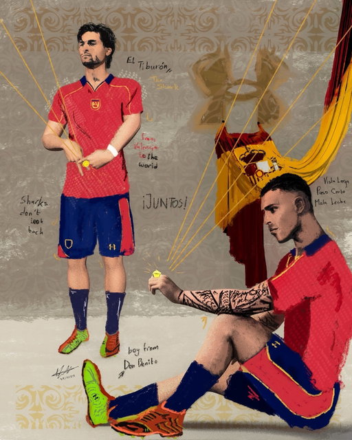 “Juntos” 
The world is yours @pedroporro29_ @ferrantorres 

Artists residency @conceptbynk