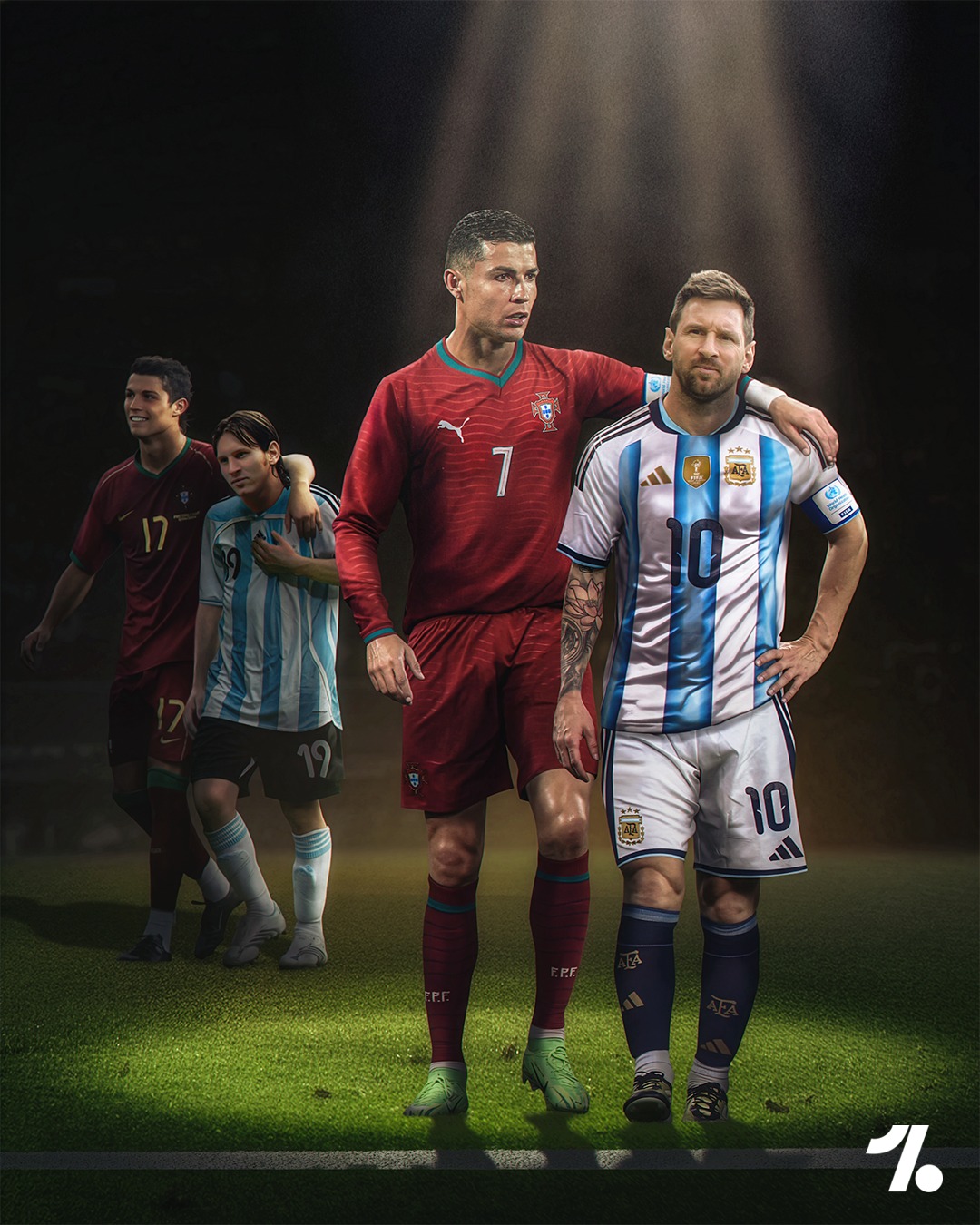 Lionel Messi and Cristiano Ronaldo's World Cup journey's are quite probably OVER 🥺👋

Two of the greatest football players of all time who have left undeniable legacies on the sport 🐐

It was a pleasure to watch them both perfect the beautiful game 🙌⚽️

Thank you, Lionel and Cristiano ❤️