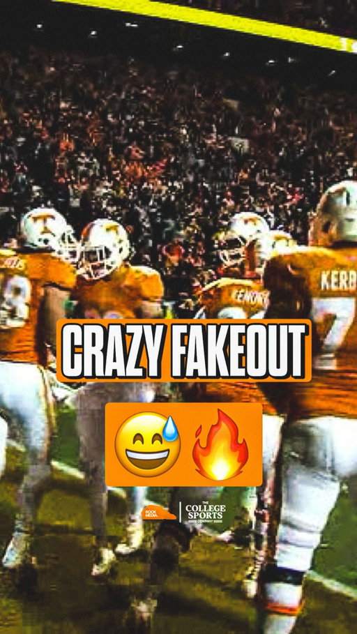 This fooled everyone..including us😅😤

(🎥: ESPN)

•
•
•
•

#GBO #GBO🍊 #Vols #GoVols #VFL