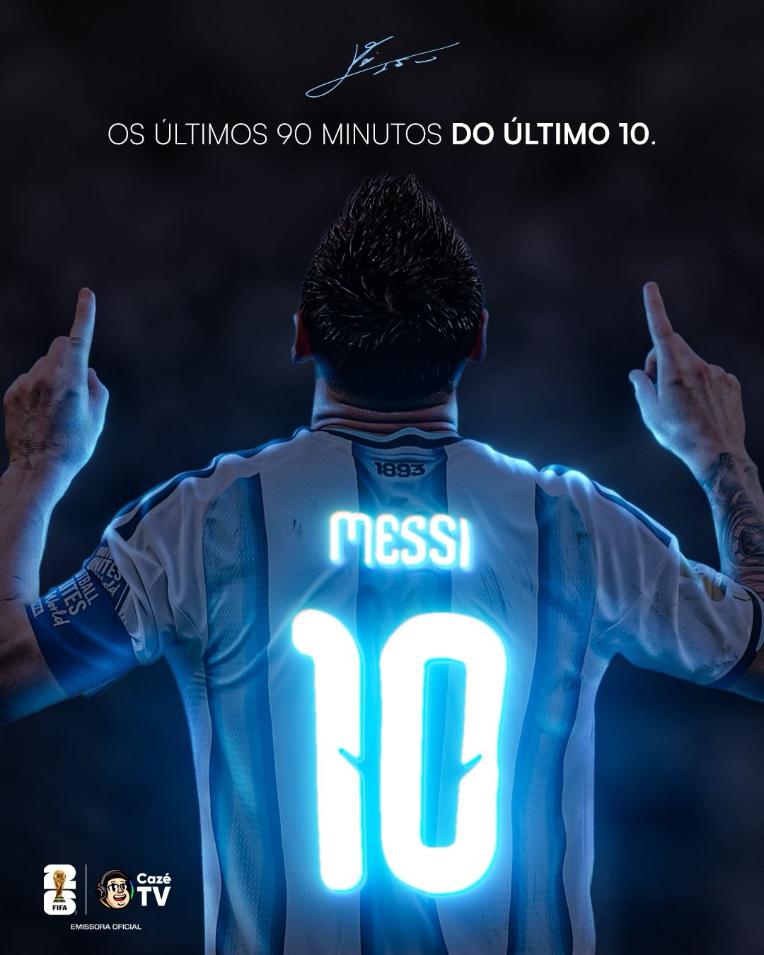 Esses foram os últimos 90 minutos do Lionel Messi em Copa do Mundo pela Argentina. E as lágrimas simbolizam todo o amor por sua nação. Colocando o clubismo de lado, essa cena é de arrepiar! É o fim de uma lenda no maior campeonato do mundo. 🇦🇷🐐

#CoberturaCazéTV #CopaNaCazéTV #cztv06 #cztv23