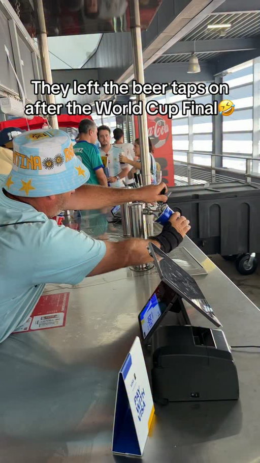 FIFA dont play about their beer🤣 

#worldcupfinal #funny #worldcup #soccer #joshsmoore