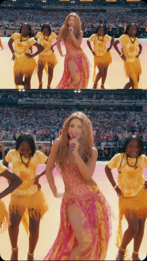 @shakira bringing the energy at the Topps Halftime Show 💃

📺 Watch the full show on FIFA’s Youtube Channel. #FIFAWorldCup