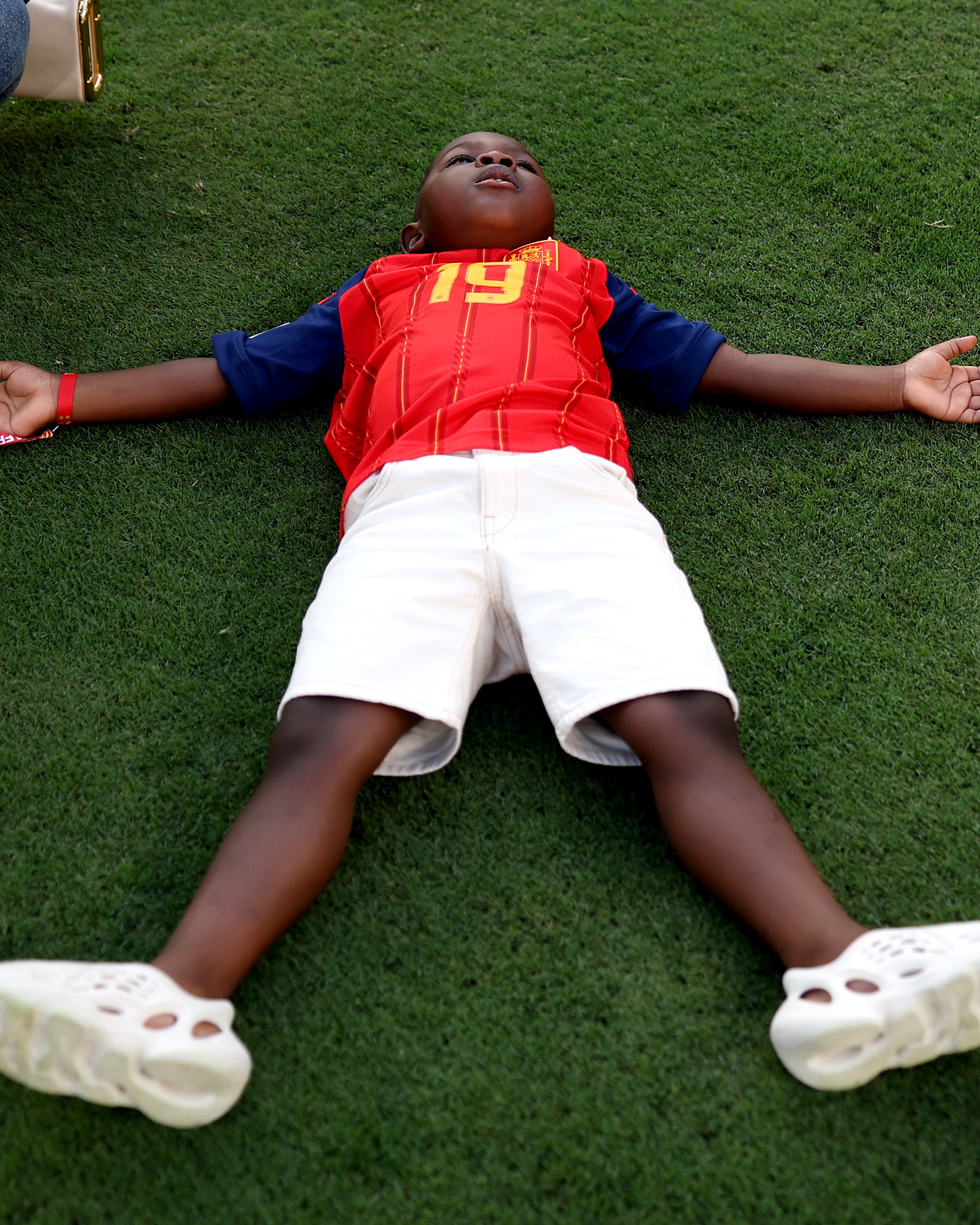 Keyne Yamal, Lamine's little brother, is having the best time after Spain's World Cup victory 🥹❤️