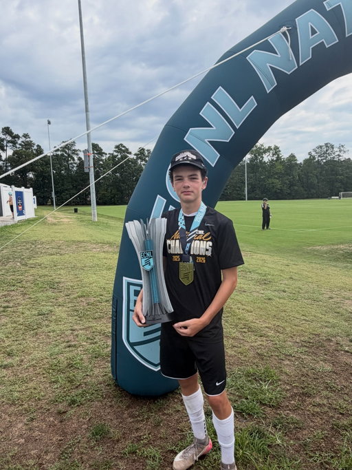 Beyond proud of Youth Development Player @daylen_hammon and his team at @realcolorado for bringing home the hardware today.  Working with great players and inspiring the next generation of d/Deaf and Hard-of-Hearing is what we are all about!
