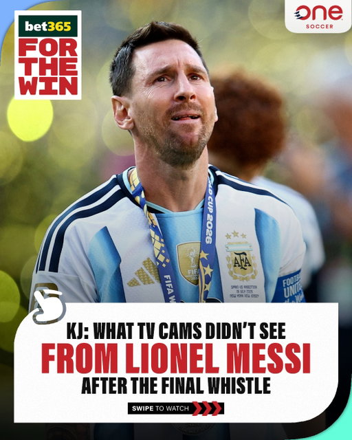 While the broadcast lenses were focused on Spain 🇪🇸 lifting the trophy, Kristian Jack kept a close eye on Lionel Messi...

...and here's what the TV cameras might have missed about the Argentina 🇦🇷 icon 👀