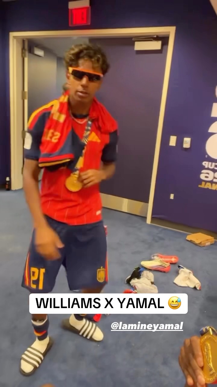 Nico Williams and Lamine Yamal enjoying the fruits of their labour! 🇪🇸

(via @nicolas_williams9)

#FIFAWorldCup