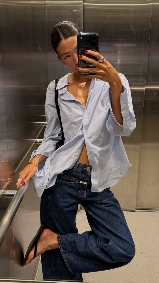 all you need is a good pair of jeans and a shirt @closedofficial AD
