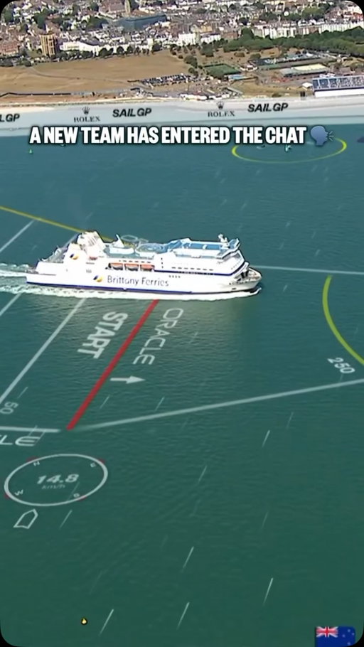 @brittanyferries throwing their hat in the ring for team 14 👀

#SailGP