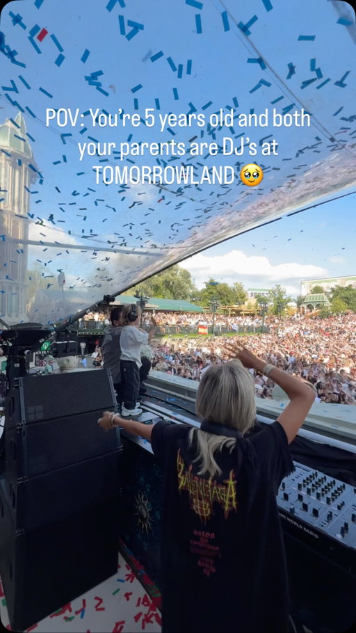 POV: 5 years old and you’re stealing the show @tomorrowland 🖤