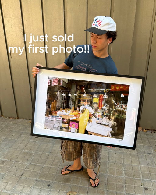 just sold my first photo!