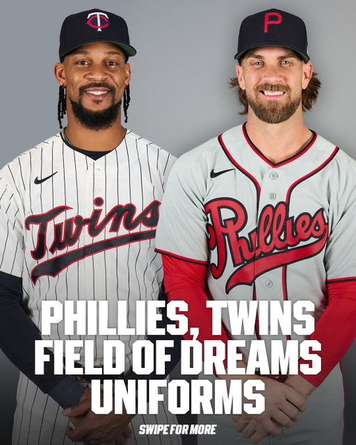 Coming in August on Netflix: Field of Dreams 🌽

Here’s a look at the uniforms for when MLB returns to Iowa ➡️