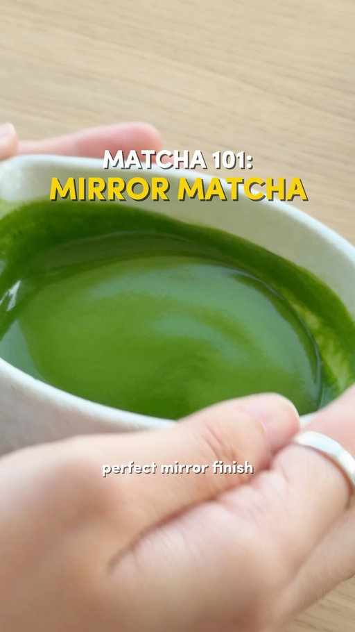 A matcha tutorial that most people don’t know but should know about: Mirror Matcha 💚 Here’s how you can get the creamiest, smoothest matcha latte you’ll ever had. Try it and share with us in the comments below! 👀