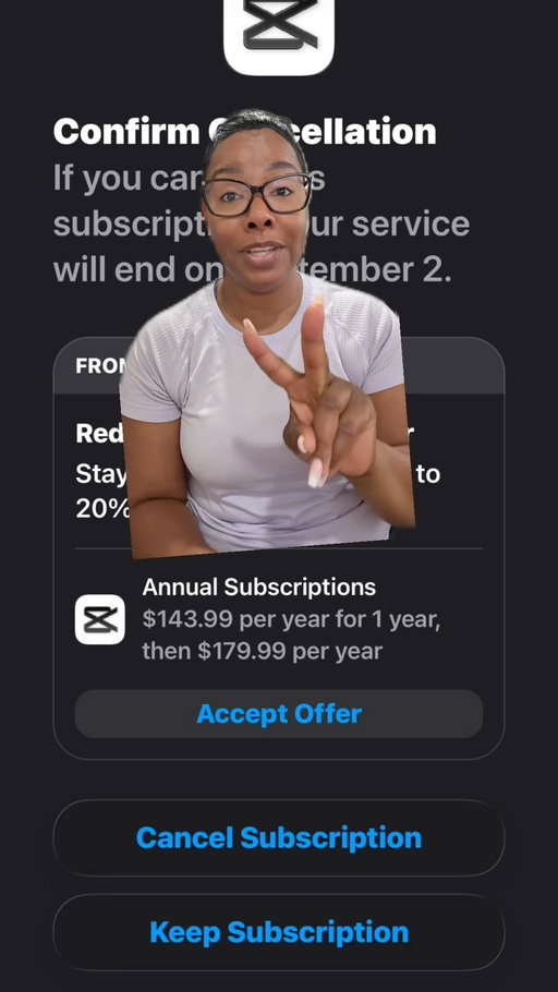 🛑MAJOR @capcutapp PRICE INCREASE🛑 
.
Don’t get caught out there!! #AI