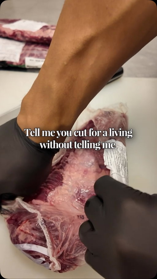 Tell me you cut meat for a living without telling me... 🥩
It’s the way that knife glides through a juicy, tender block of meat like butter. Pure satisfaction. 🤤
If you know the feeling, drop a comment below!