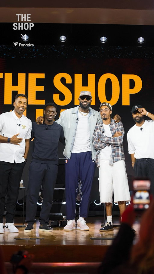 The Shop Live hit @fanaticsfest 💈✂️

@kingjames and @mavcarter hit the stage with our new co-hosts @steelobrim and @yungtaco, along with special guests @djokernole and @balogun.

Appreciate everyone who pulled up and for those who couldn’t catch the conversation IRL, tune in on YouTube and wherever you get your podcasts.