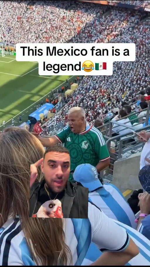 This Mexico fan is a legend😂