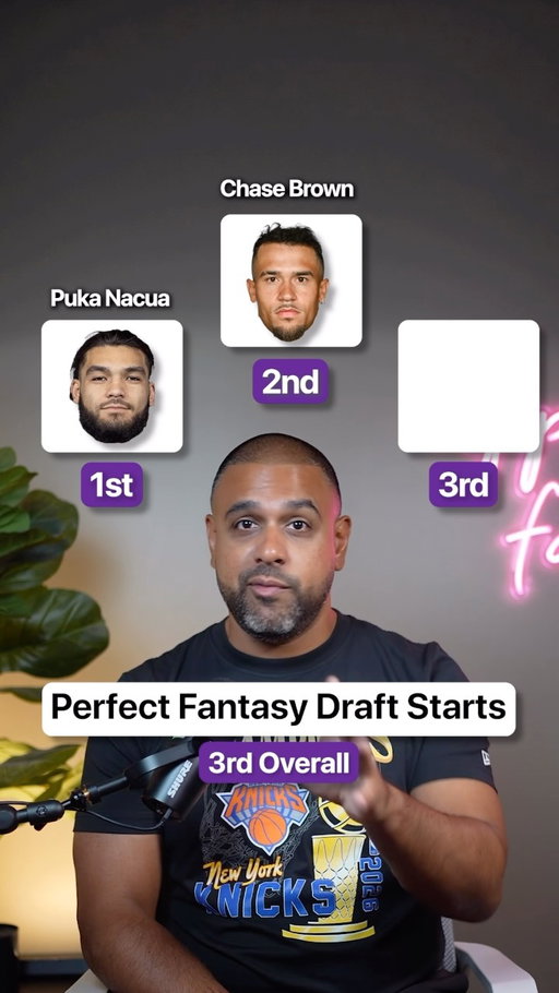 Perfect three-round starts to fantasy drafts from each draft spot, Part 1 ✅