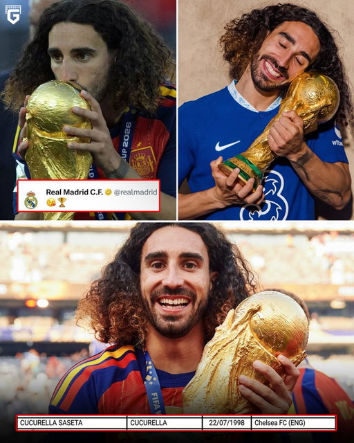 FIFA has officially announced that Marc Cucurella will be counted as a Chelsea player throughout the 2026 World Cup, not Real Madrid… 😅

This is because Cucurella started the tournament while still officially registered as a Chelsea player. 

All of his appearances in this competition will be recorded under the name of that English club, even though he has moved to Real Madrid during the tournament. 🏆

The World Cup larp did NOT work… 😬