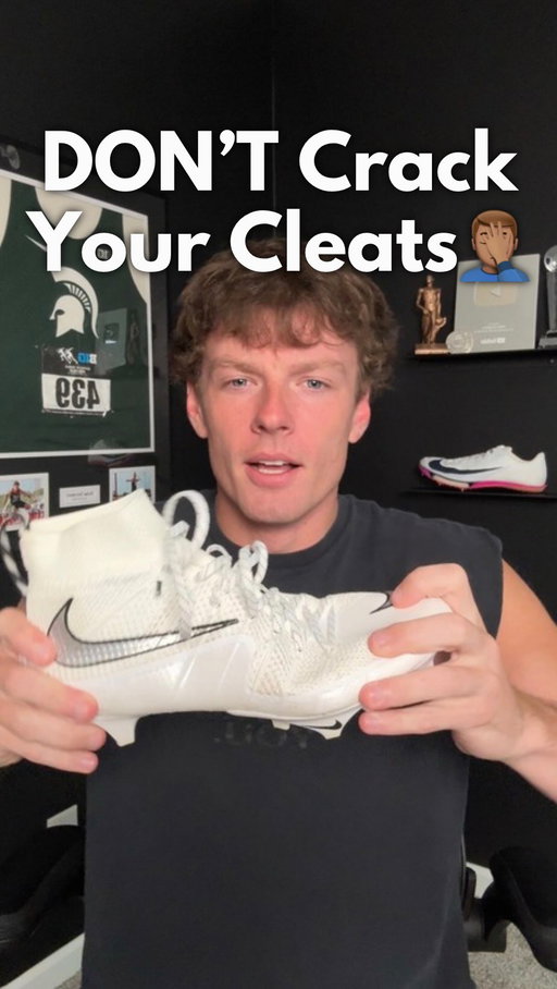 DO NOT crack the plate in your football cleats 💀 #football #footballcleats #routegod