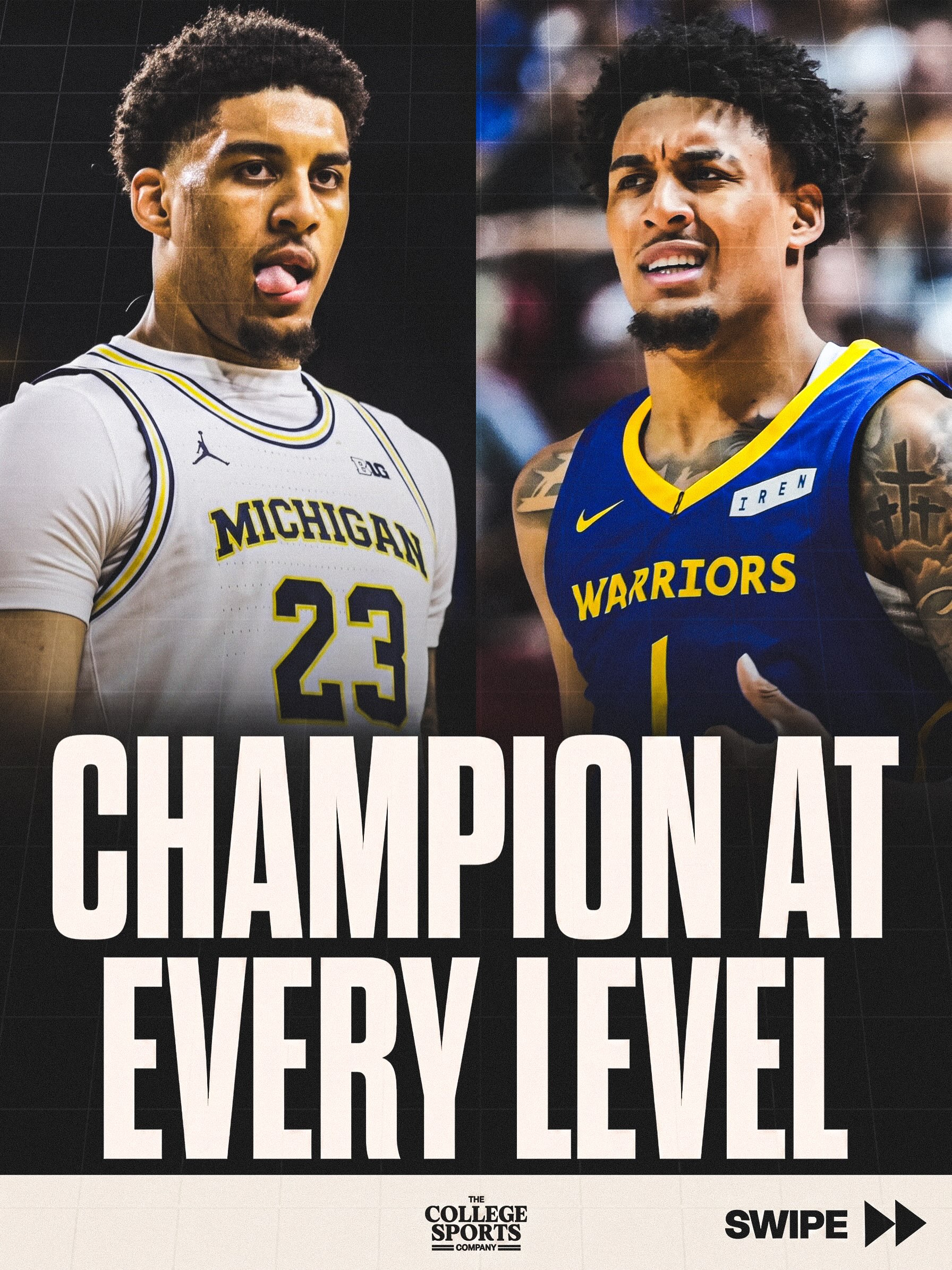 Yaxel Lendeborg has made the MOST of his 2026 by winning two Championships, a B1G POTY, Lottery Pick Selection, and an NBA Summer League MVP 😱👏

Was Yaxel the biggest steal in the NBA Draft @champmediaco 🙌

#michigan #championship #summerleague #mvp #cbb