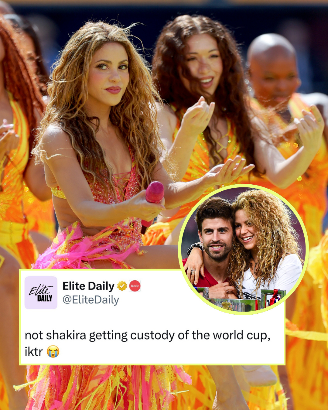 this is my ultimate revenge fantasy, im so happy for my close personal friend shakira 🥅💞 ⁠
⁠
Photos: Getty #Shakira #WorldCup