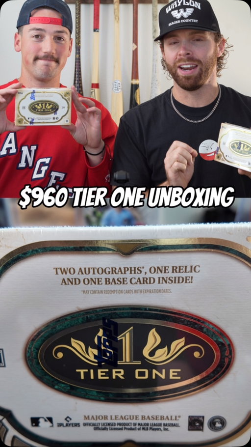 Two Tier one boxes… can we pull a MONSTER??? 
#Topps #tierone #baseballcards #mlb