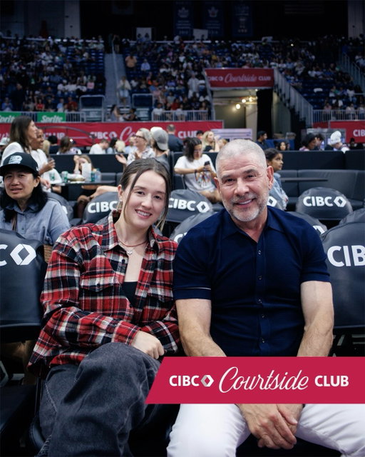 Always a pleasure to have so many friends at home 🏟️ One more before the break tonight! 

Courtside Club presented by @cibc