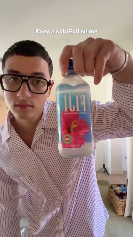 The final touch @fijiwater #FIJIWaterPartner