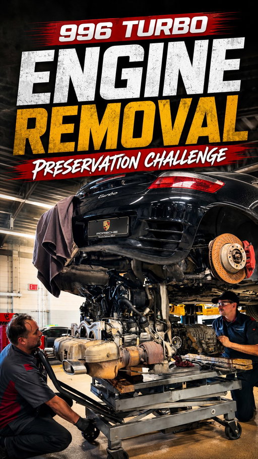 The engine is out.

Our 2003 Porsche 911 Turbo X50 has reached a major stage in this year’s Restoration Preservation Challenge. With the engine and transmission removed, our technicians can begin a closer inspection and determine exactly what this Hurricane Katrina survivor needs next.

Follow along as we continue uncovering its history and preserving its future.

#PorscheChallenge26 #TomWoodPorsche #996Turbo #PorscheX50 #PorscheRestoration