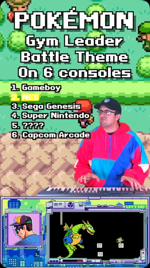 POKÉMON GYM LEADER THEME on 6 consoles!
I took the Gen 1 gym battle theme and ran it all the way from the Game Boy up to Capcom arcade hardware. the NES section is all vanilla 2A03 and honestly Im really happy with how it came out. and keep an eye on console 5… its a bit of a surprise. can you guess it before it drops?
WHICH CONSOLE DID IT BEST? let me know below!
#pokemon #chiptune #videogamemusic #musician #music