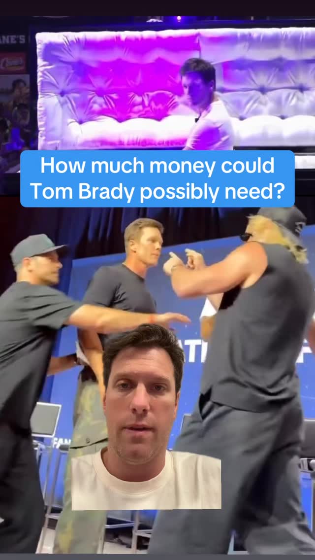 suppose there’s a chance tom Brady just genuinely LOVES showing up to Fan Fest every year and doing wrestling gimmicks and promoting memorabilia, but I can’t imagine spending my time doing this if I was a 7 time Super Bowl champion, worth half a billion, and able to do literally whatever you want, wherever you want, whenever you want, with whoever you want. Justin Bieber too. Like how much is enough??