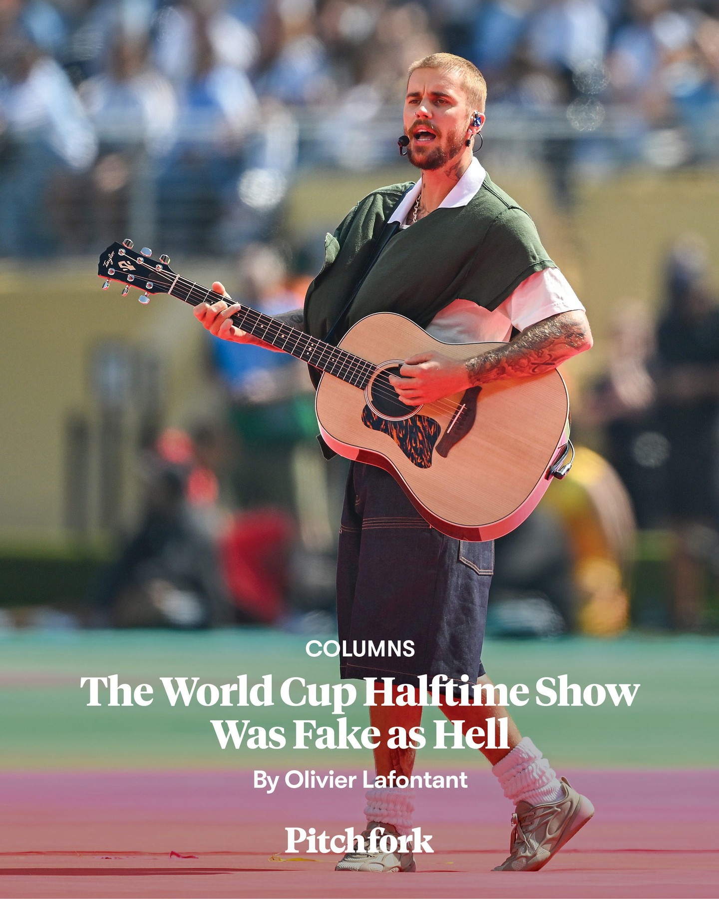 The 2026 World Cup was a year of big firsts. It was the first time the tournament has been hosted by three countries (the United States, Canada, and Mexico). It was the first tournament in the 21st century to feature 48 teams instead of 32. And it was also the first World Cup to include a Super Bowl-style halftime show for the final.

Sucks to say, the halftime show—a meaningless who’s-who of massive stars, totally disconnected from one another—did nothing to ease the boredom of the game's goal-less first half. Writer @oliviersaidhi reports on the view from MetLife Stadium at the link in bio.

📷 Getty Images