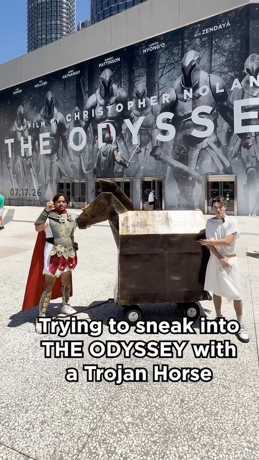 Homer would approve 

#movies #trojanhorse #theodyssey #universal #history