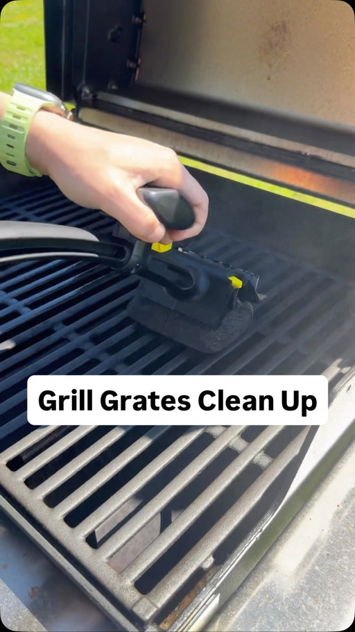 This was very satisfying and the grill grates cleaned up great!