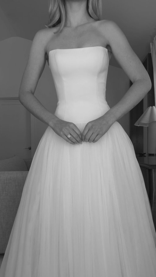 1, 2, 3, 4, or 5? Which Jenny by @jennyyoonyc collection gown would you choose? #jennyyoonyc #weddingdress #weddingdresstryon #tulleweddingdress