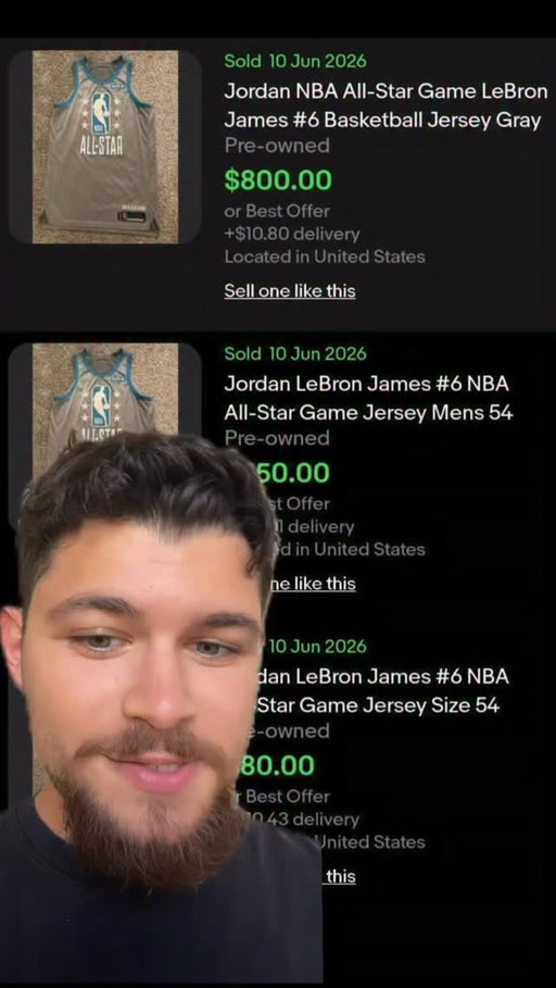 Thrifted Jersey Turned Out To Be LeBron’s 2nd Half 75Th Anniversary Cleveland All Star Game Jersey 🤯🤯🤯🤯
~
Bought on ebay for $800
~
Who donated it 😭