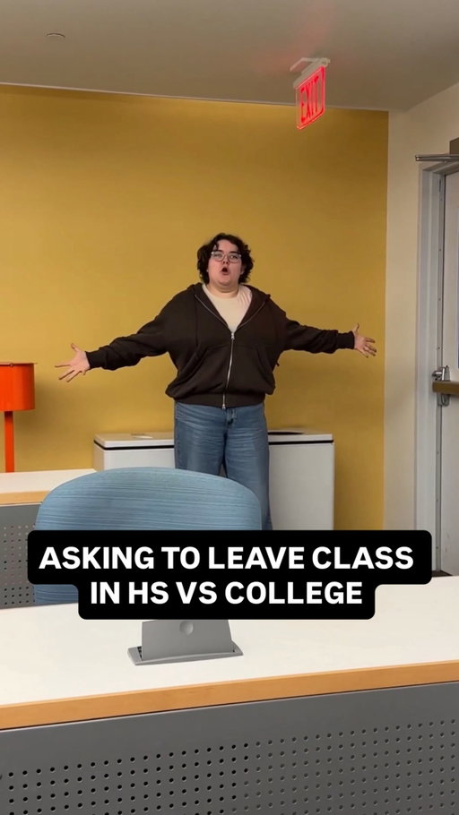 Why does it still feel kinda illegal #collegelife #class #professor #skip #comedy