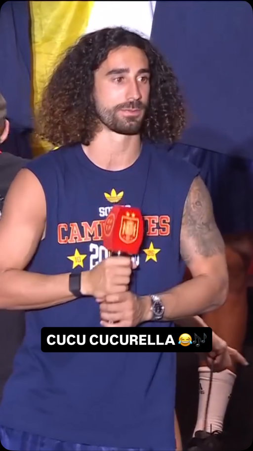 Cucu-cucurella, se come una paella 😁🥘

…two years later, he’s at it — 𝐀𝐆𝐀𝐈𝐍 😂🎤