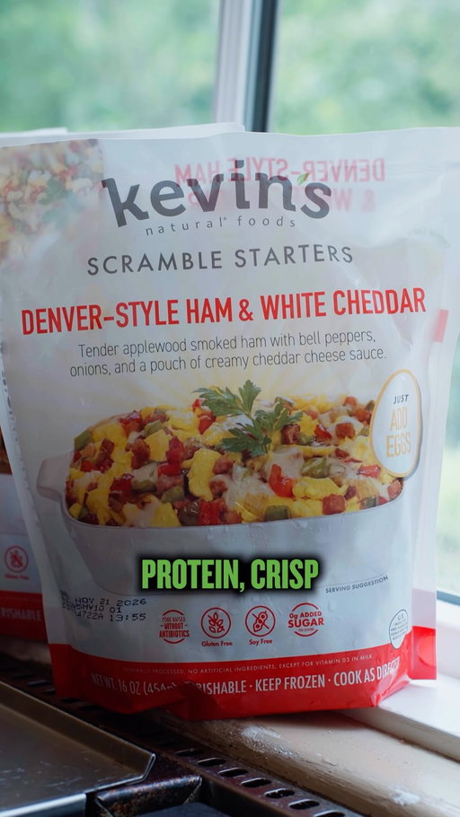 🚨BREAKING NEWS: @kevins.natural.foods is now serving BREAKFAST🚨

Find Kevin's NEW Scramble Starters in the frozen aisle at your local Target, Kroger, Harris Teeter, Giant and Hannaford stores