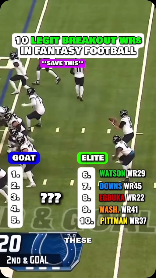If you pass on these WRs you’re handing your magnates the trophy 🏈 #fantasyfootball #fantasyfootballdraft