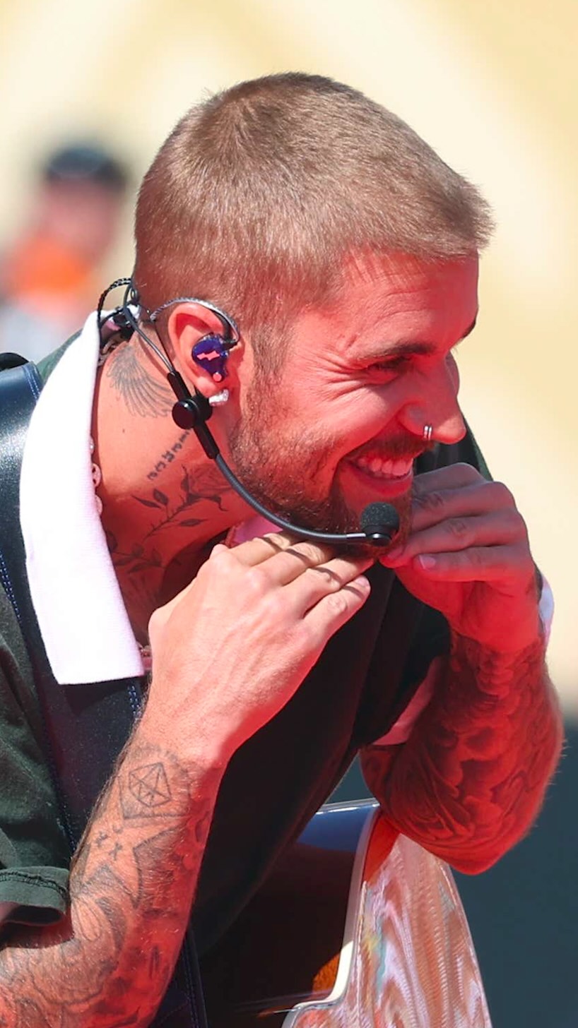 Justin Bieber had the voice of an angel at the FIFA World Cup Final