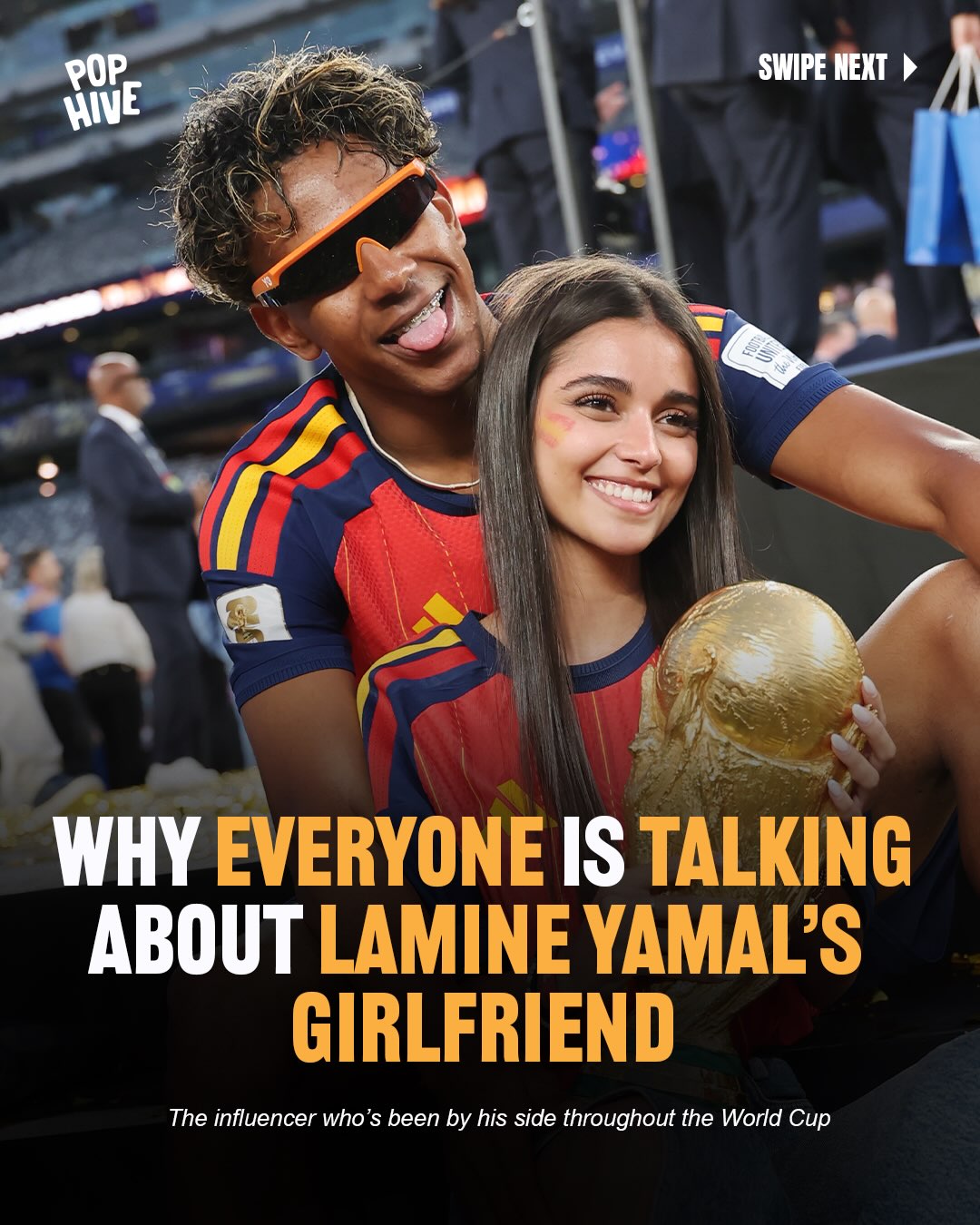 While Lamine Yamal is making history at the World Cup, his girlfriend Inés García has been his biggest supporter on the sidelines.

The 21-year-old fashion influencer recently cleared up rumors, confirming the two actually met on social media long before they went public.

From TikTok to the world’s biggest stage, this powerhouse couple is just getting started. ⚽❤️